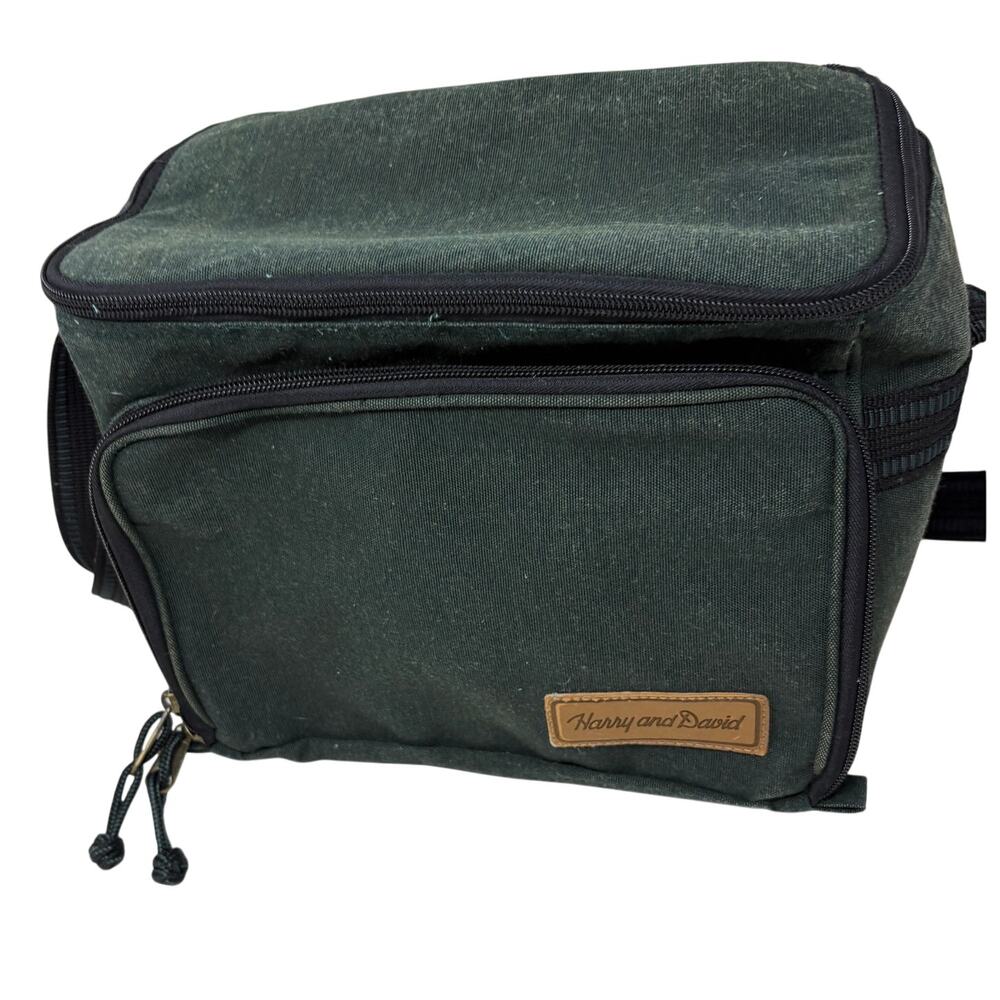 Harry & David All Day Cooler Bag Insulated Lunch Forest Green
